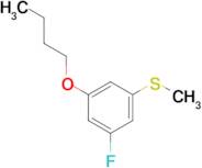 3-n-Butoxy-5-fluorophenyl methyl sulfide