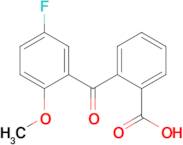 2-(3-Fluoro-6-methoxybenzoyl)benzoic acid