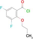 3,5-Difluoro-2-n-propoxybenzoyl chloride