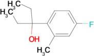 3-(4-Fluoro-2-methylphenyl)-3-pentanol