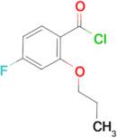 4-Fluoro-2-n-propoxybenzoyl chloride