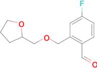 4-Fluoro-2-[(tetrahydrofurfuryloxy)methyl]benzaldehyde