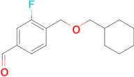 4-[(Cyclohexanemethoxy)methyl]-3-fluorobenzaldehyde