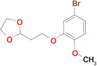 2-[2-(3-Bromo-6-methoxy-phenoxy)ethyl]-1,3-dioxolane