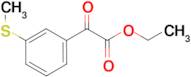 Ethyl 3-(methylthio)benzoylformate