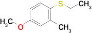 Ethyl 4-methoxy-2-methylphenyl sulfide