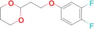 2-[2-(3,4-Difluoro-phenoxy)ethyl]-1,3-dioxane