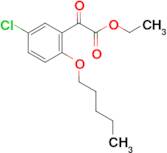 Ethyl 3-chloro-6-n-pentoxybenzoylformate