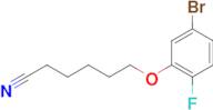 6-(3-Bromo-6-fluoro-phenoxy)hexanenitrile