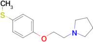 Methyl 4-(2-N,N-pyrrolidinoethoxy)phenyl sulfide