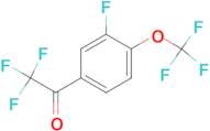 2,2,2-Trifluoro-1-(3-fluoro-4-trifluoromethoxy-phenyl)-ethanone