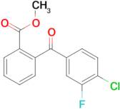 Methyl 2-(4-chloro-3-fluorobenzoyl)benzoate