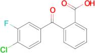 2-(4-Chloro-3-fluorobenzoyl)benzoic acid