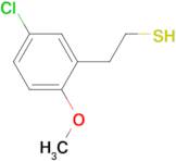 2-(3-Chloro-6-methoxyphenyl)ethanethiol