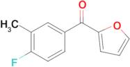 2-(4-Fluoro-3-methylbenzoyl)furan