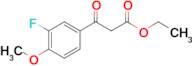 Ethyl (3-fluoro-4-methoxybenzoyl)acetate