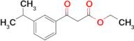 Ethyl (3-iso-propylbenzoyl)acetate