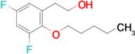 3,5-Difluoro-2-n-pentoxyphenethyl alcohol