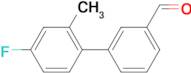 3-(4-Fluoro-2-methylphenyl)benzaldehyde