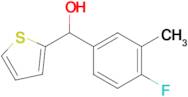 4-Fluoro-3-methylphenyl-(2-thienyl)methanol