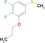 4,5-Difluoro-3-n-propoxyphenyl methyl sulfide