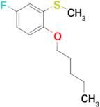 5-Fluoro-2-n-pentoxyphenyl methyl sulfide