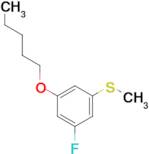 5-Fluoro-3-n-pentoxyphenyl methyl sulfide