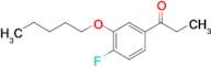 4'-Fluoro-3'-(pentyloxy)propiophenone