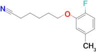 6-(2-Fluoro-5-methyl-phenoxy)hexanenitrile