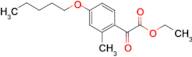 Ethyl 2-methyl-4-n-pentoxybenzoylformate