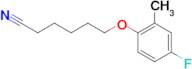 6-(4-Fluoro-2-methyl-phenoxy)hexanenitrile