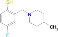 4-Fluoro-2-[(4-methyl-1-piperidino)methyl]thiophenol