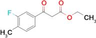 Ethyl (3-fluoro-4-methylbenzoyl)acetate