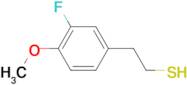 2-(3-Fluoro-4-methoxyphenyl)ethanethiol