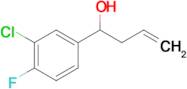 4-(3-Chloro-4-fluorophenyl)-1-buten-4-ol