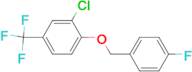 3-Chloro-4-[(4-fluorophenyl)methoxy]benzotrifluoride