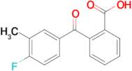 2-(4-Fluoro-3-methylbenzoyl)benzoic acid