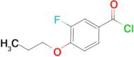 3-Fluoro-4-n-propoxybenzoyl chloride