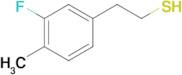 2-(3-Fluoro-4-methylphenyl)ethanethiol