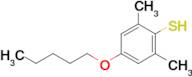 2,6-Dimethyl-4-n-pentoxythiophenol