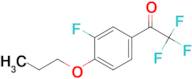 3'-Fluoro-4'-n-propoxy-2,2,2-trifluoroacetophenone