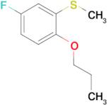 5-Fluoro-2-n-propoxyphenyl methyl sulfide