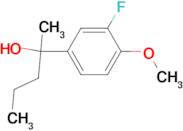 2-(3-Fluoro-4-methoxyphenyl)-2-pentanol