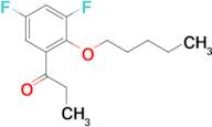 3',5'-Difluoro-2'-(pentyloxy)propiophenone