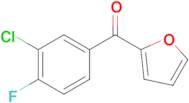 2-(3-Chloro-4-fluorobenzoyl)furan