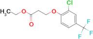 Ethyl 3-[2-chloro-4-(trifluoromethyl)-phenoxy]propanoate