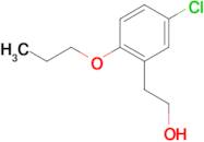 3-Chloro-6-n-propoxyphenethyl alcohol