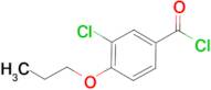 3-Chloro-4-n-propoxybenzoyl chloride