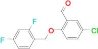 3-Chloro-6-(2',4'-difluorobenzyloxy)benzaldehyde