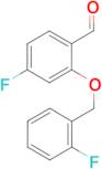 4-Fluoro-2-(2'-fluorobenzyloxy)benzaldehyde